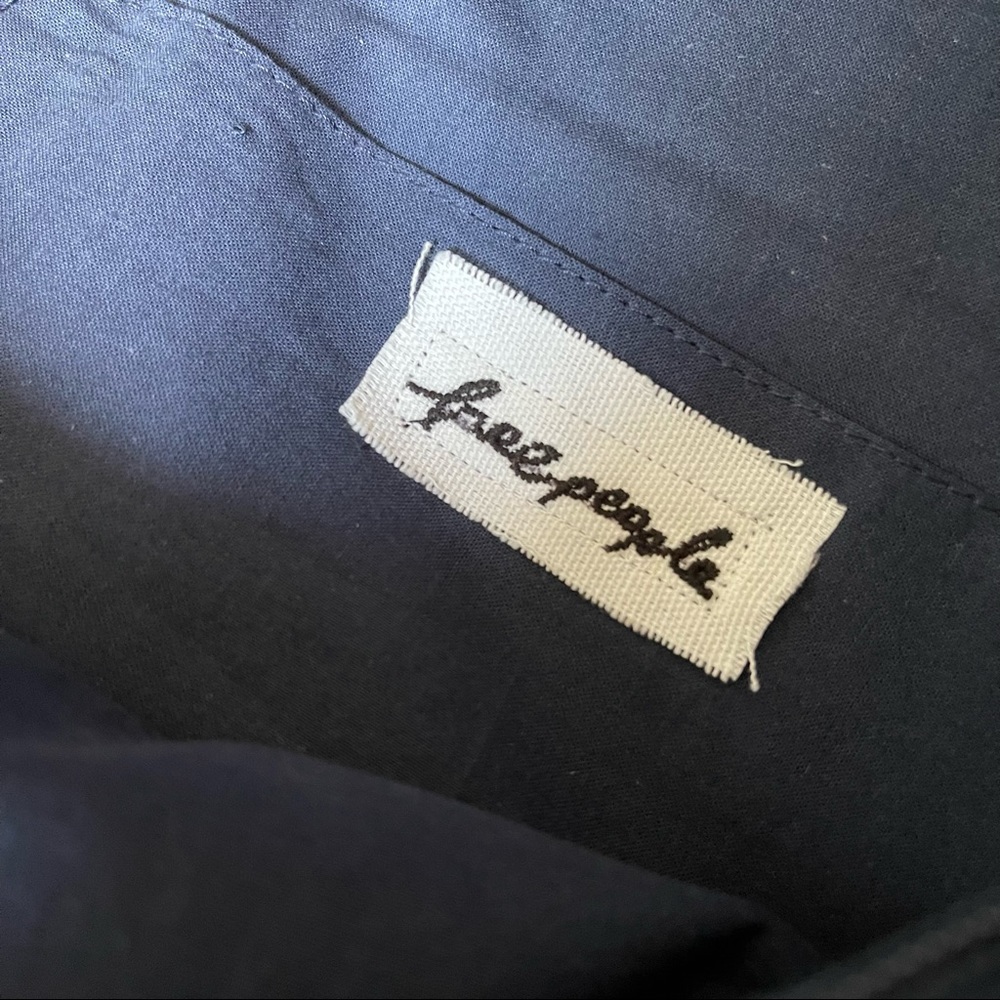 Free People Prep Patch Blue Backpack No Tags - image 3